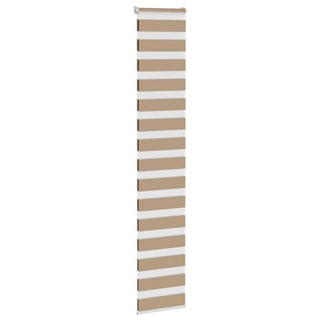Duo Rolgordijn 40x230 cm stofbreedte 35 cm polyester zandbruin 3