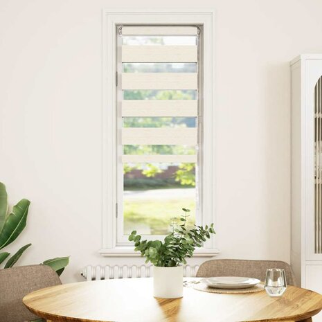 Duo Rolgordijn 40x150 cm stofbreedte 35 cm polyester marmerbeige 2