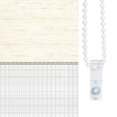 Duo Rolgordijn 40x150 cm stofbreedte 35 cm polyester marmerbeige 9