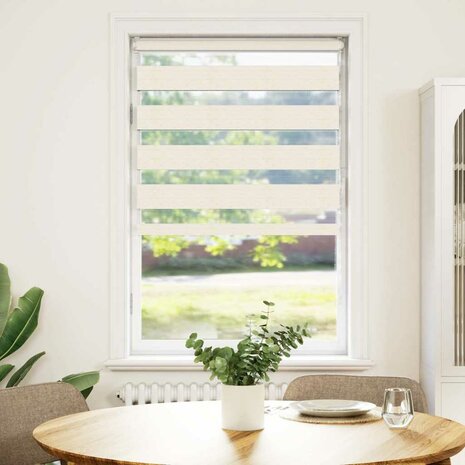 Duo Rolgordijn 75x150 cm stofbreedte 70 cm marmerbeige 2