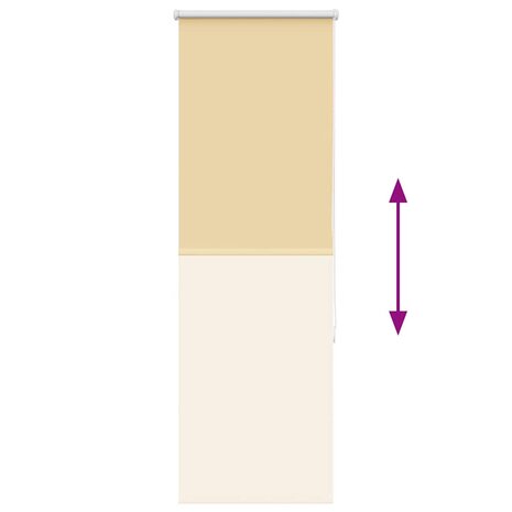 Rolgordijn verduisterend 45x130cm stofbreedte 40,7 cm polyester 9