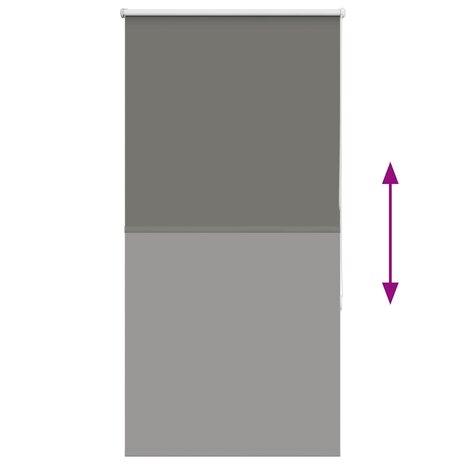 Rolgordijn verduisterend 65x175cm stofbreedte 60,7 cm polyester 5