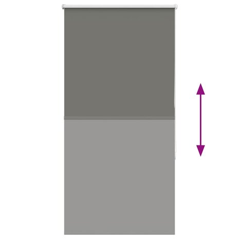 Rolgordijn verduisterend 70x175cm stofbreedte 65,7 cm polyester 5