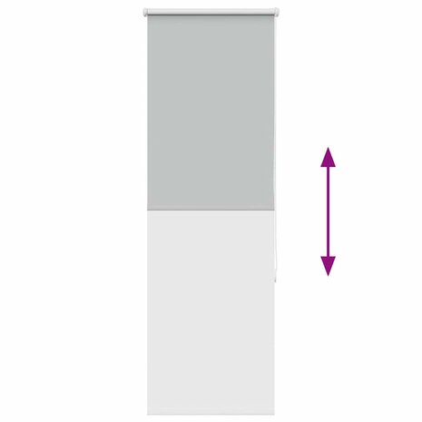 Rolgordijn verduisterend 60x130cm stofbreedte 55,7 cm polyester 9