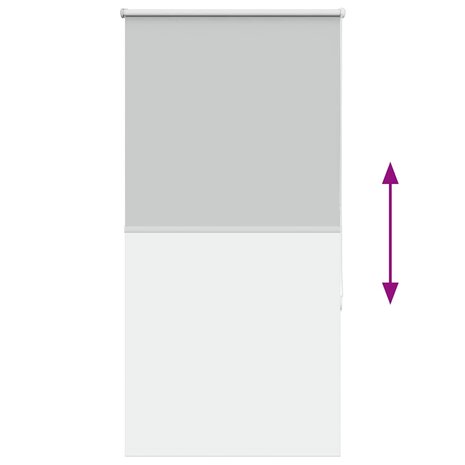 Rolgordijn verduisterend 75x150cm stofbreedte 70,7 cm polyester 9