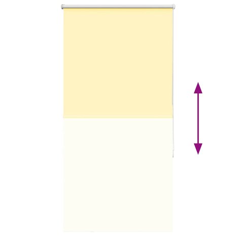 Rolgordijn verduisterend 75x150 cm stofbreedte 70,7cm geel 9