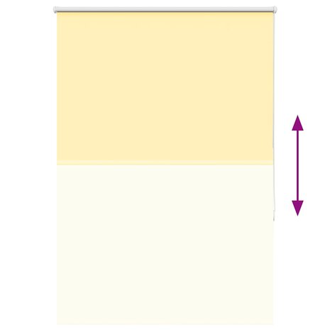 Rolgordijn 100x150 cm stofbreedte 95,7 cm verduisterend geel 9
