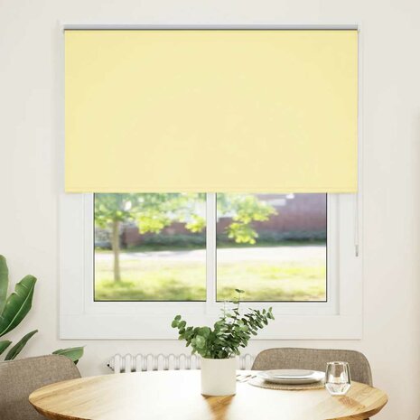 Rolgordijn verduisterend 135x175 cm stofbreedte 131,6 cm geel 2