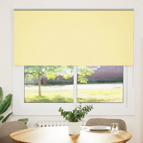 Rolgordijn 145x175 cm stofbreedte 141,6 cm verduisterend geel 2