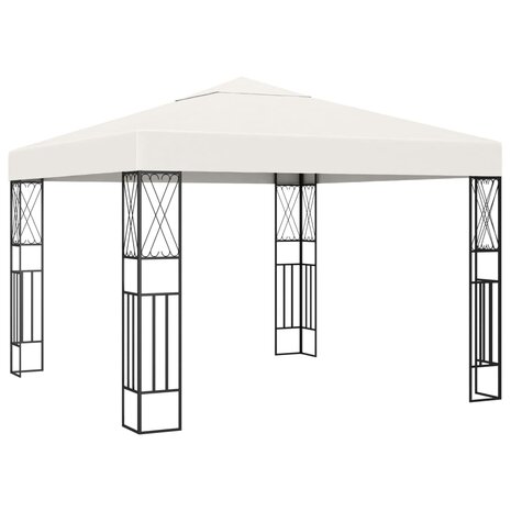 Prieel 3x3 m stof cr&egrave;me 1