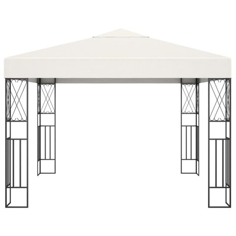 Prieel 3x3 m stof cr&egrave;me 2