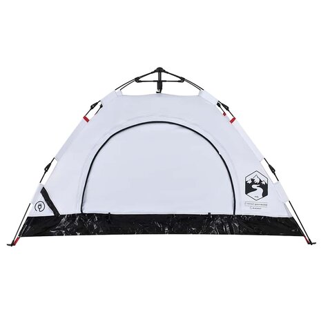 Tent 2-persoons snelontgrendeling verduisterende stof wit 7