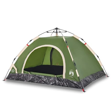 Tent 3-persoons snelontgrendeling groen 2