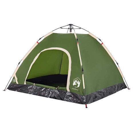 Tent 3-persoons snelontgrendeling groen 4