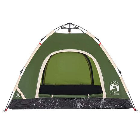 Tent 3-persoons snelontgrendeling groen 6