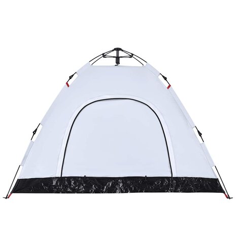 Tent 3-persoons snelontgrendeling verduisterende stof wit 9