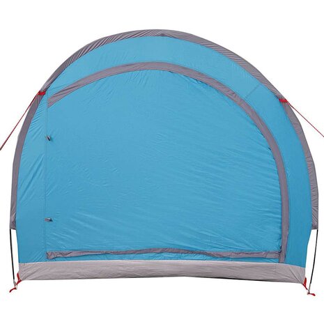 Fietstent met dak met opslag Blauw 256 x 222 x 182 cm 4