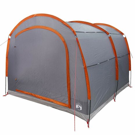 Tent met dak Grijs en oranje 268 x 240 x 191 cm Polyester 5