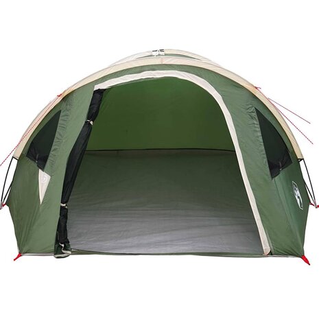 Camping Tent met dak Groen 308 x 268 x 130 cm Polyester 4