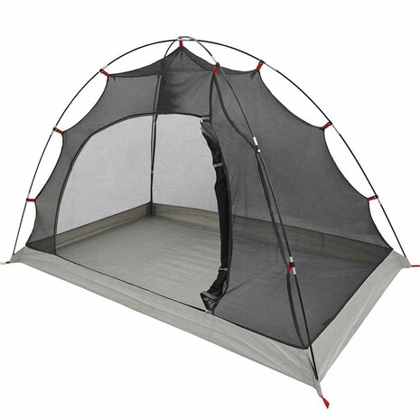 Tent met dak met opslag Grijs en zwart 236 x 150 x 136 cm 2
