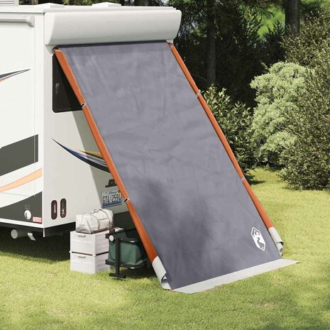 Achterkleptent met dak Grijs en Oranje 190 x 150 x 185 cm taft 3