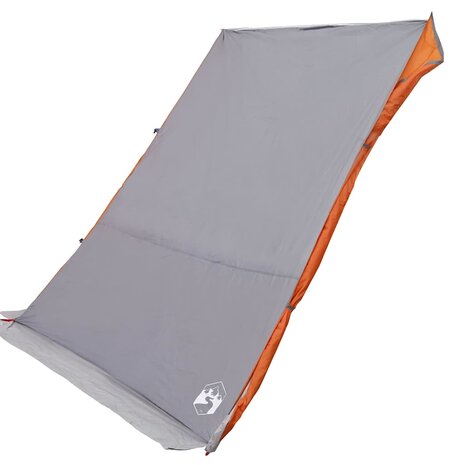 Achterkleptent met dak Grijs en Oranje 190 x 150 x 185 cm taft 5