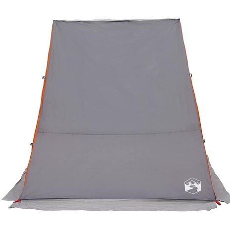 Achterkleptent met dak Grijs en Oranje 190 x 150 x 185 cm taft 6