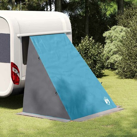 Achterkleptent met dak Blauw 190 x 150 x 185 cm taft 1