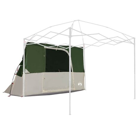 Binnentent met dak met opslag Groen 280 x 220 x 176 cm taft 2
