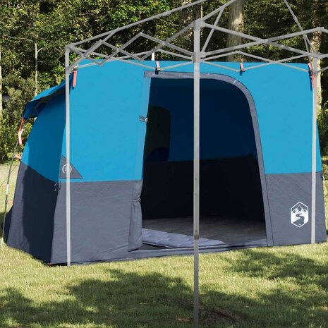 Binnentent met dak met opslag Blauw 280 x 220 x 176 cm taft 1