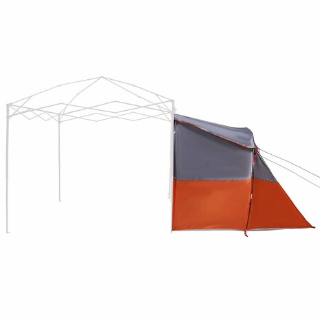 Binnentent met dak Grijs en Oranje 280 x 220 x 176 cm taft 5