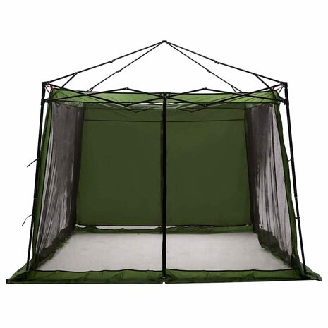 Binnentent met dak met opslag Groen 303 x 303 x 196 cm taft 2