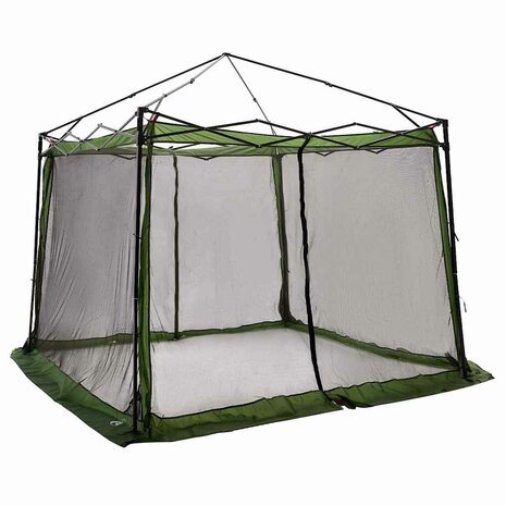 Binnentent met dak met opslag Groen 303 x 303 x 196 cm taft 4