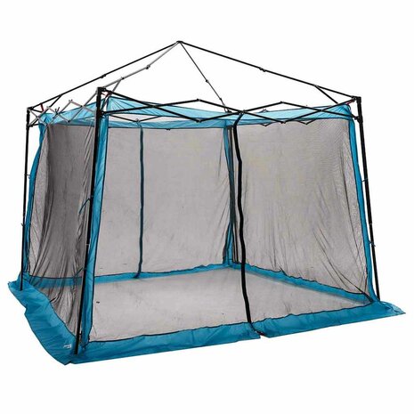 Binnentent met dak met opslag Blauw 303 x 303 x 196 cm taft 4