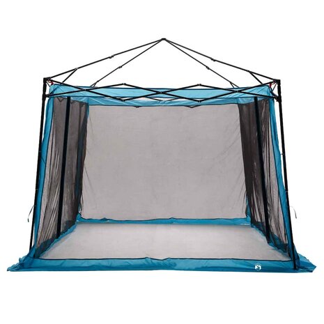 Binnentent met dak met opslag Blauw 303 x 303 x 196 cm taft 6