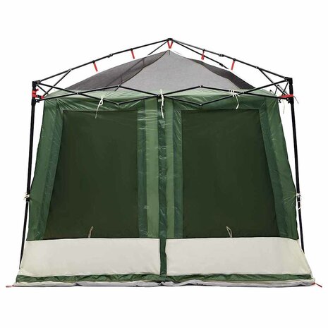 Binnentent met dak met opslag Groen 291 x 291 x 240 cm taft 4