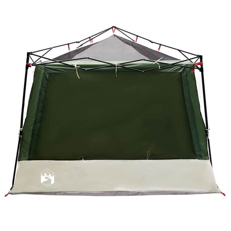 Binnentent met dak met opslag Groen 291 x 291 x 240 cm taft 5