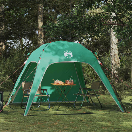 Instant Tent 4-Person Quick-Release Zeegroen 260 x 260 x 197 cm 1