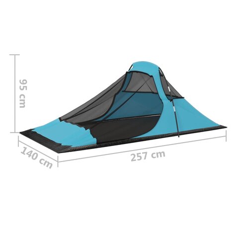 Tent 317x240x100 cm blauw 9