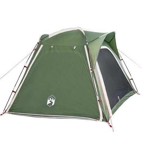Tent 4-persoons waterdicht snelontgrendeling groen 6