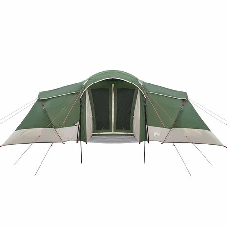Gezinstent met dak Groen en Grijs 721 x 335 x 212 cm 4