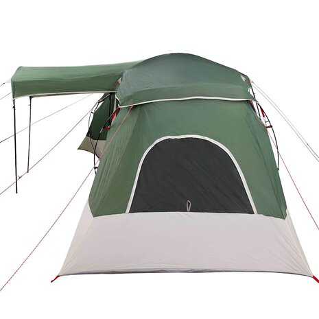 Gezinstent met dak Groen en Grijs 721 x 335 x 212 cm 5