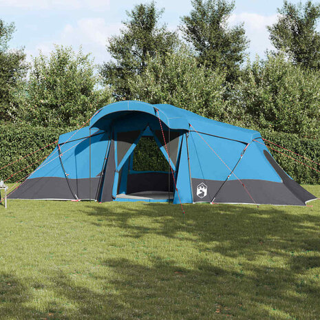 Gezinstent met dak Blauw en Grijs 721 x 335 x 212 cm 1