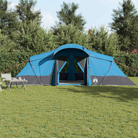 Gezinstent met dak Blauw en Grijs 721 x 335 x 212 cm 3