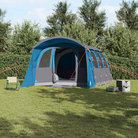 Gezinstent met dak Blauw en Grijs 576 x 325 x 213 cm 1