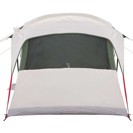 Gezinstent Wit en Groen 435 x 255 x 216 cm Polyester en staal 5