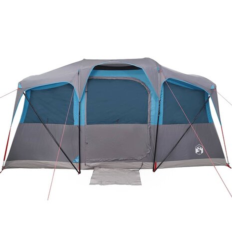 Gezinstent Blauw en Grijs 435 x 255 x 216 cm Polyester en staal 4