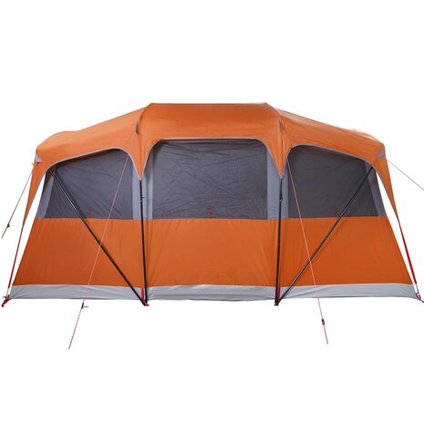 Gezinstent met dak Oranje en Oranje 435 x 255 x 216 cm 6