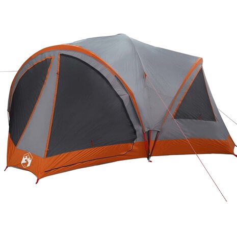 Familietent voor 10 personen Grijs en Oranje 460 x 430 x 214 cm 2