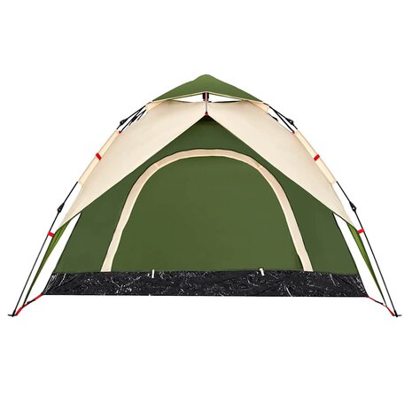 Koepeltent 3-persoons snelontgrendeling groen 8